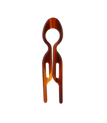French hairpin S bruinkleurig