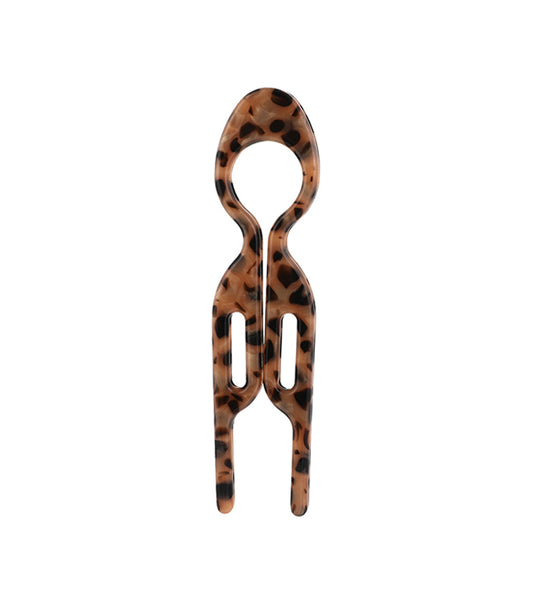 French hairpin S bruin zwart