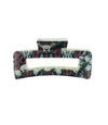 Haarklem M rechthoek skulls rood