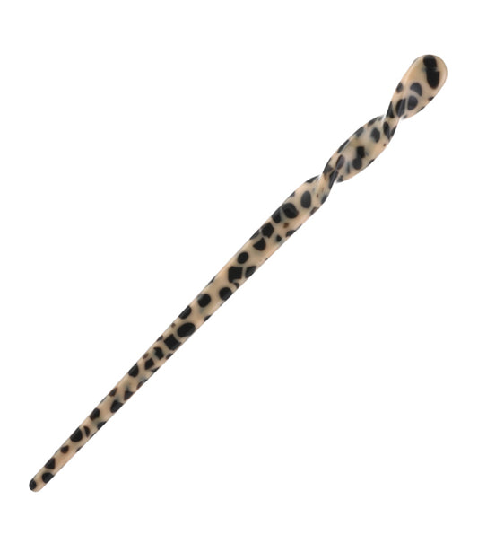 Haarpin chopstick beige zwart