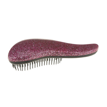 Anti klit haarborstel glitter roze