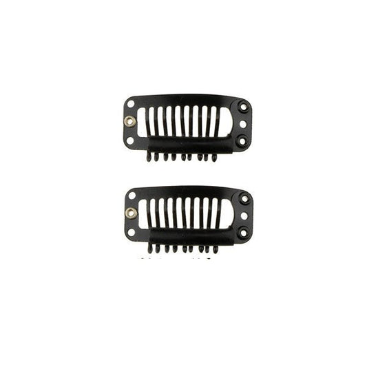 Clip in clips twee stuks zwart