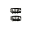 Clip in clips twee stuks zwart