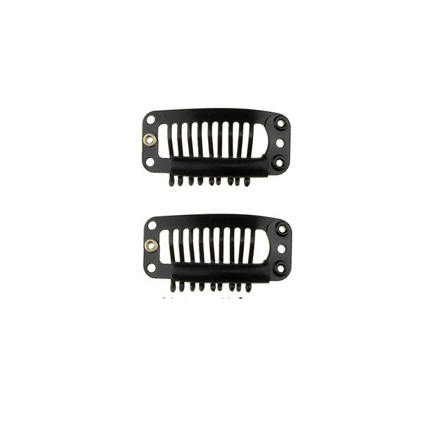 Clip in clips twee stuks zwart
