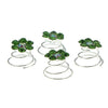 Curlies bloem rond in de kleur groen