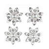 Curlies ster parel strass 4 stuks
