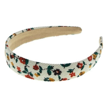 Diadeem cremekleurig bloemen