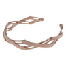 Invouwbare diadeem oud roze