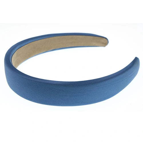 Diadeem satijn blauw