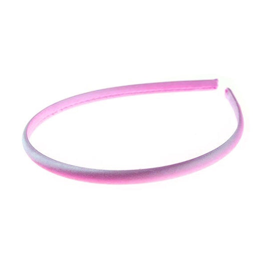 Diadeem satijn glans smal roze