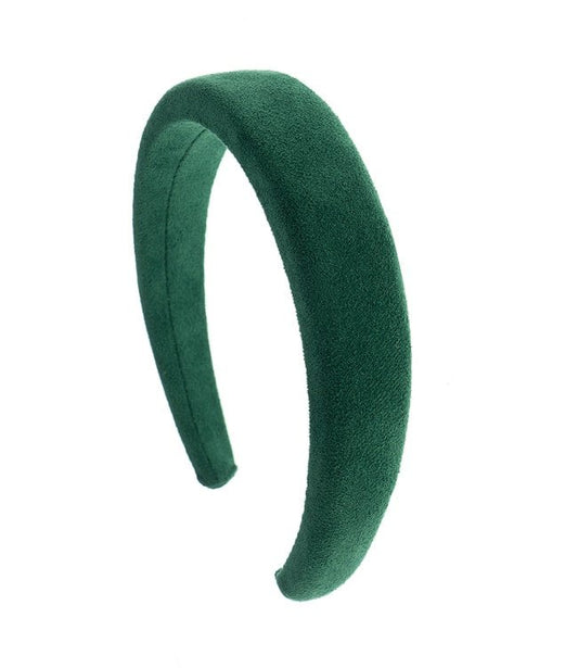 Diadeem stof groen