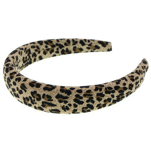 Diadeem stof panterprint
