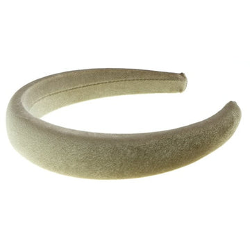 Velvet diadeem lichtbruin