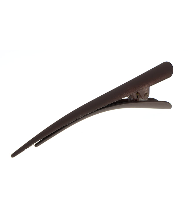 Donkerbruine duckklem basic mat