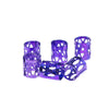Dreadlock bead cuff 6 stuks paars
