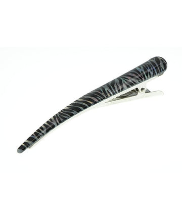 Duckklem zwart wit zebra