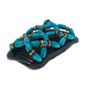 Ez comb houten kralen aqua