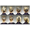 Ez comb houten kralen blauw