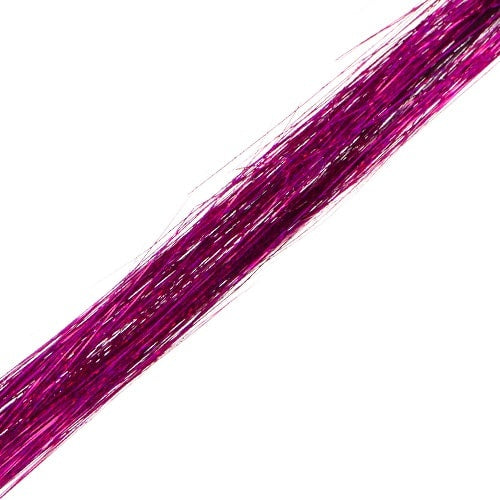 Haar glitter extension fuchsia