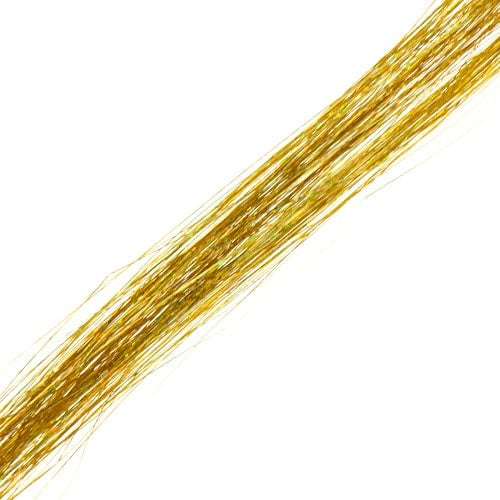 Haar glitter extension goudkleurig