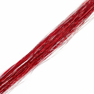 Haar glitter extension rood