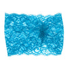 Haarband elastisch kant blauw