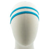 Haarband elastisch sport blauw 2 stuks