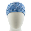 Haarband gestreept elastisch blauw
