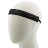 Haarband glitter velours zwart