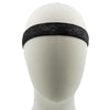 Haarband glitter velours zwart
