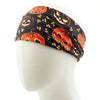 Haarband Halloween pompoen zwart
