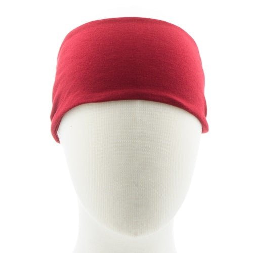 Haarband rood katoen basic