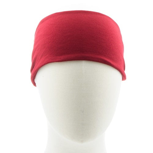 Haarband rood katoen basic