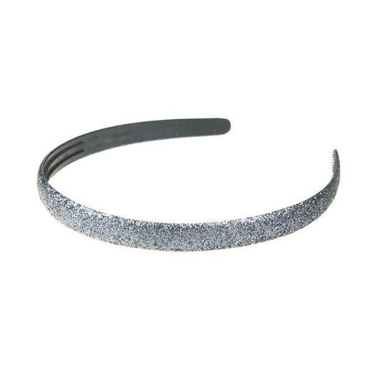 Zilverkleurige glitter diadeem