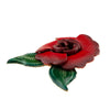 Haarbloem leer Urban Hippies rood