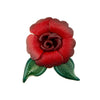 Haarbloem leer Urban Hippies rood