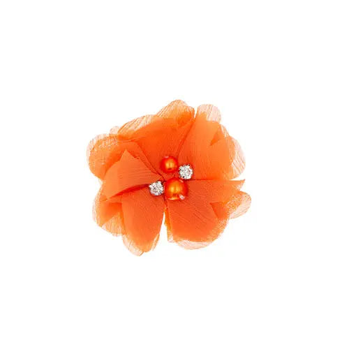 Haarbloem lovely oranje