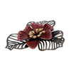 Haarbloem metaal Urban Hippies rood