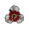 Haarbloem metaal Urban Hippies rood