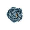Haarbloem satijn klein blauw