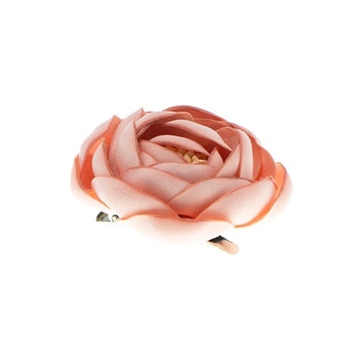 Haarbloem satijn klein roze