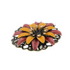 Haarbloem Urban Hippies roze geel