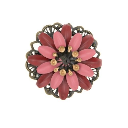 Haarbloem Urban Hippies roze rood