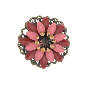 Haarbloem Urban Hippies roze rood