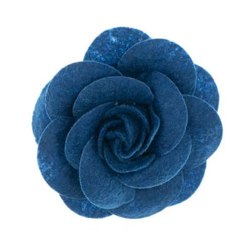 Haarbloem vilt Urban Hippies donkerblauw