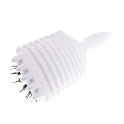 Haarborstel curly styling beige/wit