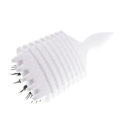 Haarborstel curly styling beige/wit