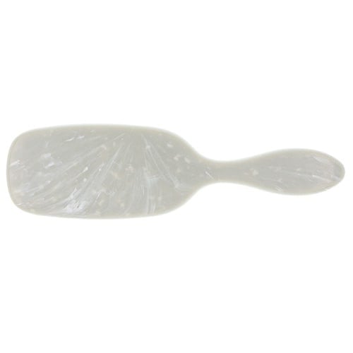 Haarborstel marmerlook crème