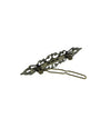 Haarclip bronskleurig 2 stuks