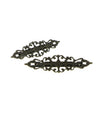 Haarclip bronskleurig 2 stuks